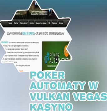 Gry automaty poker